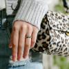 imageThunderFit Silicone Wedding Bands for Women Breathable Printed Design Rubber Engagement Rings 55mm Wide 19mm Thick  1 PackBrown Leopard