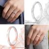 imageThunderFit Stackable Silicone Wedding Rings for Women Thin Rubber Engagement Bands 25mm Wide 18mm Thick  123457 Variety Multipack