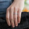 imageThunderFit Thin Heart Shaped Silicone Wedding Rings for Women Stackable Rubber Engagement Bands 27mm Wide 2mm Thick  148 Variety MultipackPack H Black  Black Glitter  Grey  White  Light Rose Gold  Rose Gold  Bronze  Silver