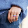 imageThunderFit Thin Heart Shaped Silicone Wedding Rings for Women Stackable Rubber Engagement Bands 27mm Wide 2mm Thick  148 Variety MultipackPack J Black  Silver  Teal  Rose Gold  Rose Pink  Black Teal Glitter  Metallic Pink  Light Blue