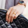 imageThunderFit Thin Heart Shaped Silicone Wedding Rings for Women Stackable Rubber Engagement Bands 27mm Wide 2mm Thick  148 Variety MultipackPack M Gold  Silver  Teal  Rose Gold  White  Gunmetal  Black Teal Glitter  Metallic Pink