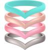 Pack O: Gunmetal  Metallic Pink  Rose Gold  Teal