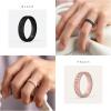 imageThunderFit Silicone Ring Wedding Bands for Women Modern Classic Bridal Sets 55mm Wide 19mm Thick Womens Rubber Engagement Bands Variety Multipack 46Pack H Sky Blue W  Light Purple D  White  WPink  Light Grey C  Grey C