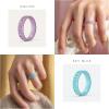 imageThunderFit Silicone Ring Wedding Bands for Women Modern Classic Bridal Sets 55mm Wide 19mm Thick Womens Rubber Engagement Bands Variety Multipack 46Pack H Sky Blue W  Light Purple D  White  WPink  Light Grey C  Grey C