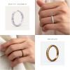 imageThunderFit Womens Thin Swivel Silicone Wedding Bands Stackable Rubber Engagement Rings 25mm Wide 2mm Thick  1481012 Variety MultipackPack A Women Bronze  White  Rose Gold  Silver  Light Pink  Marble  Light Rose Gold  Black