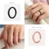 imageThunderFit Womens Thin Swivel Silicone Wedding Bands Stackable Rubber Engagement Rings 25mm Wide 2mm Thick  1481012 Variety MultipackPack A Women Bronze  White  Rose Gold  Silver  Light Pink  Marble  Light Rose Gold  Black