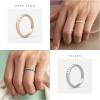 imageThunderFit Womens Thin Swivel Silicone Wedding Bands Stackable Rubber Engagement Rings 25mm Wide 2mm Thick  1481012 Variety MultipackPack B Bronze  Rose Gold  Silver  White