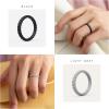 imageThunderFit Womens Thin Swivel Silicone Wedding Bands Stackable Rubber Engagement Rings 25mm Wide 2mm Thick  1481012 Variety MultipackPack D Light Grey  Black  White  Black Silver Glitter