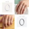 imageThunderFit Womens Thin Swivel Silicone Wedding Bands Stackable Rubber Engagement Rings 25mm Wide 2mm Thick  1481012 Variety MultipackPack E Grey  Silver  White  Black