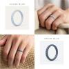 imageThunderFit Womens Thin Swivel Silicone Wedding Bands Stackable Rubber Engagement Rings 25mm Wide 2mm Thick  1481012 Variety MultipackPack V Rose Pearl  White  Cloudy Sky  Dusky Blue Steel Metallic  Rain Washed  Moody Azure  Dress Blues  Black