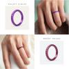imageThunderFit Womens Thin Swivel Silicone Wedding Bands Stackable Rubber Engagement Rings 25mm Wide 2mm Thick  1481012 Variety MultipackPack W Black and Pink Glitter  Velvet Violet Metallic  Black  Midnight Navy Metallic  Boysenberry Metallic  Galaxy Printed  Galaxy  Maroon Banner