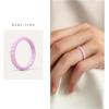imageThunderFit Womens Thin Swivel Silicone Wedding Bands Stackable Rubber Engagement Rings 25mm Wide 2mm Thick  1481012 Variety MultipackPack ZF Light Purple