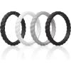Pack D: Light Grey  Black  White  Black Silver Glitter