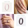 imageThunderFit Silicone Rings for Her  Mix Womens Silicone Wedding Rings 18mm Thick Rubber Engagement Rings Braided ampamp 4mm Classic Rings ComboPack D Fudge  Winetasting  Malaga  Crystal Pink  Dusky Orchid