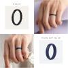 imageThunderFit Silicone Rings for Her  Mix Womens Silicone Wedding Rings 18mm Thick Rubber Engagement Rings Braided ampamp 4mm Classic Rings ComboPack E Black  Dress Blues  Rain Washed  Pale Aqua  Paynes Gray