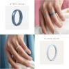 imageThunderFit Silicone Rings for Her  Mix Womens Silicone Wedding Rings 18mm Thick Rubber Engagement Rings Braided ampamp 4mm Classic Rings ComboPack E Black  Dress Blues  Rain Washed  Pale Aqua  Paynes Gray