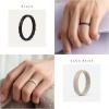 imageThunderFit Silicone Rings for Her  Mix Womens Silicone Wedding Rings 18mm Thick Rubber Engagement Rings Braided ampamp 4mm Classic Rings ComboPack L Black  Cloud Gray  White  Cement  Green Bay