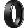 imageThunderFit Silicone Rings for Men Black Matte Silicone Wedding Bands 28 mm Thick Mens Rubber Engagement Bands 13 Variety Multipack556 165mm