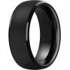 imageThunderFit Silicone Rings for Men Black Matte Silicone Wedding Bands 28 mm Thick Mens Rubber Engagement Bands 13 Variety Multipack657 1735mm