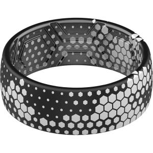 imageThunderFit Silicone Wedding Rings for Men Breathable Printed Design Rubber Engagement Bands 8mm Wide 2mm ThickCamo 5