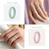 imageThunderFit Silicone Ring Enhancers for Women Breathable Womens Rubber Engagement Rings 5PackPack A Sepia Rose  Warm Gray 1 C  Misty Jade  Fired Brick  Warm Sand