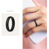 imageThunderFit Silicone Ring Enhancers for Women Breathable Womens Rubber Engagement Rings 5PackPack G All Black