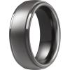 imageThunderFit Silicone Rings for Men  7 Rings  4 Rings  1 Ring Step Edge Rubber Wedding Bands 10mm Wide  25mm ThickPack ZK Gunmetal