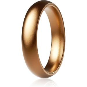 imageThunderFit Silicone Anniversary Rings for Women 55mm Wide 2mm Thick Wedding Rubber Bands Variety Multipack 112Pack ZR Bronze