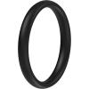 imageThunderFit Silicone Rings for Him and Her Rubber Engagement Bands Unisex 17mm Thick Minimalist Rubber Engagement RingsPack A Black