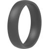 imageThunderFit Silicone Rings for Him and Her Rubber Engagement Bands Unisex 17mm Thick Minimalist Rubber Engagement RingsPack H Dark Grey