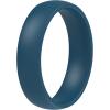 imageThunderFit Silicone Rings for Him and Her Rubber Engagement Bands Unisex 17mm Thick Minimalist Rubber Engagement RingsPack I Dark Blue