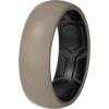 imageThunderFit Silicone Rings for Him and Her Rubber Wedding Engagement Bands Unisex 2mm Thick in 4mm ampamp 8mm Widths Variety Multipack 147Pack E Light Coffee EBlack