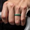 imageThunderFit Silicone Rings for Him and Her Rubber Wedding Engagement Bands Unisex 2mm Thick in 4mm ampamp 8mm Widths Variety Multipack 147Pack K Hurer GreenOrange E
