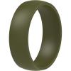 imageThunderFit Silicone Rings for Him and Her Rubber Engagement Bands Unisex 17mm Thick Minimalist Rubber Engagement RingsPack J Olive Green